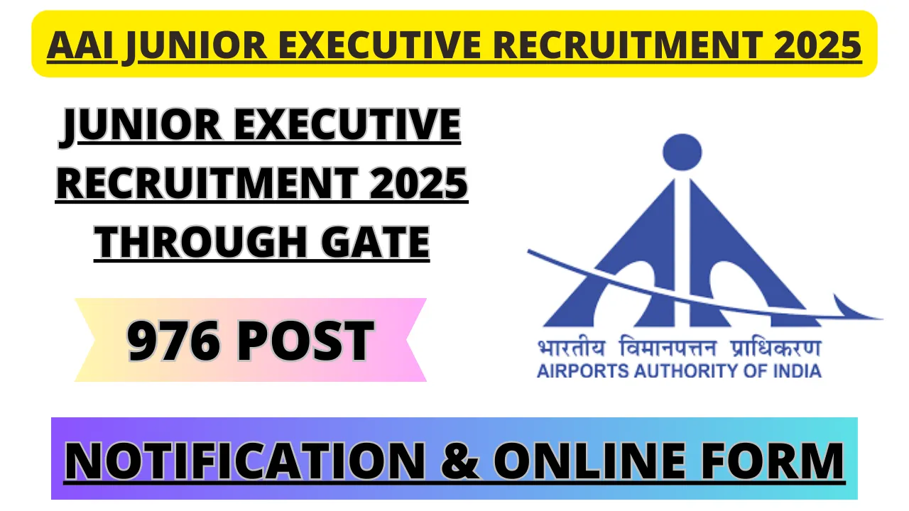 AAI Junior Executive Recruitment 2025