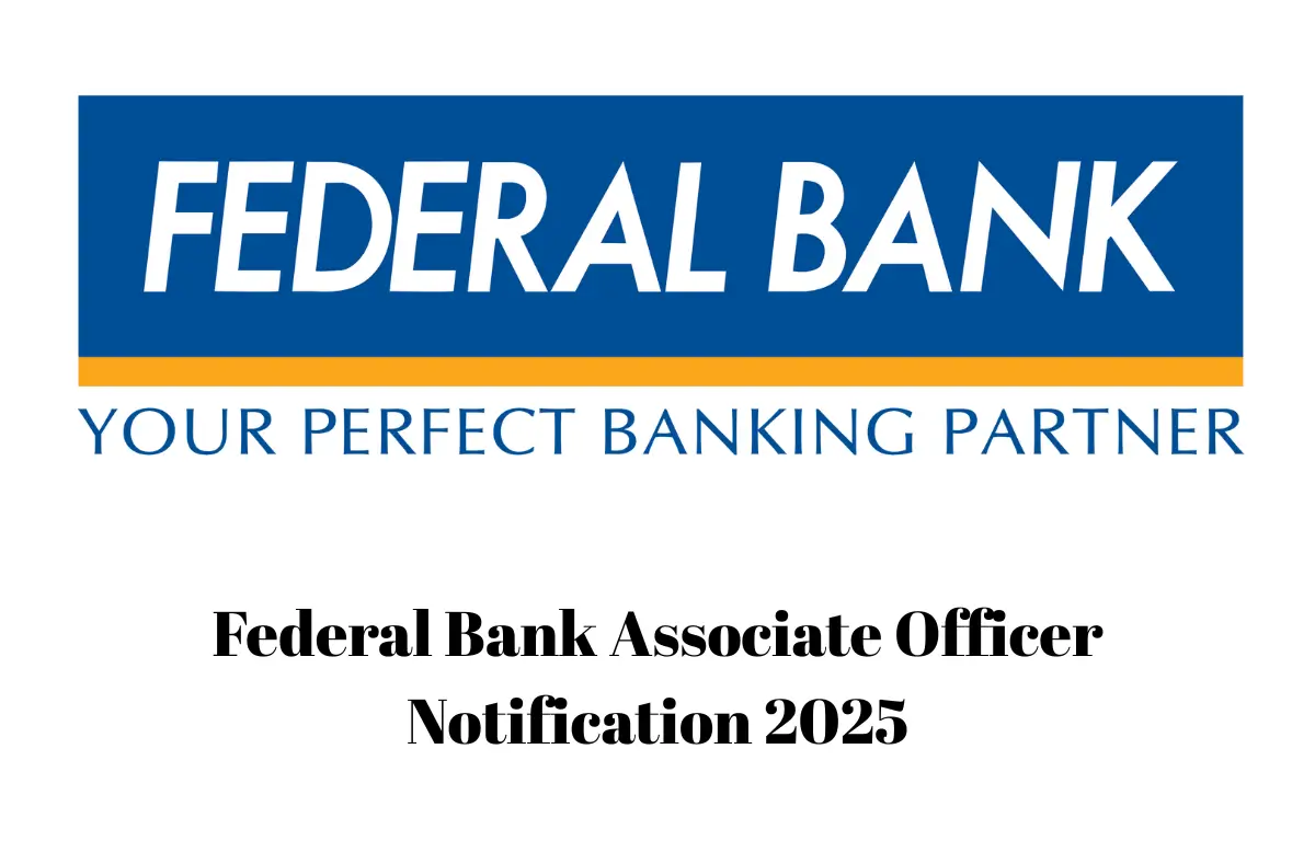 Federal Bank Associate Officer Vacancy 2025