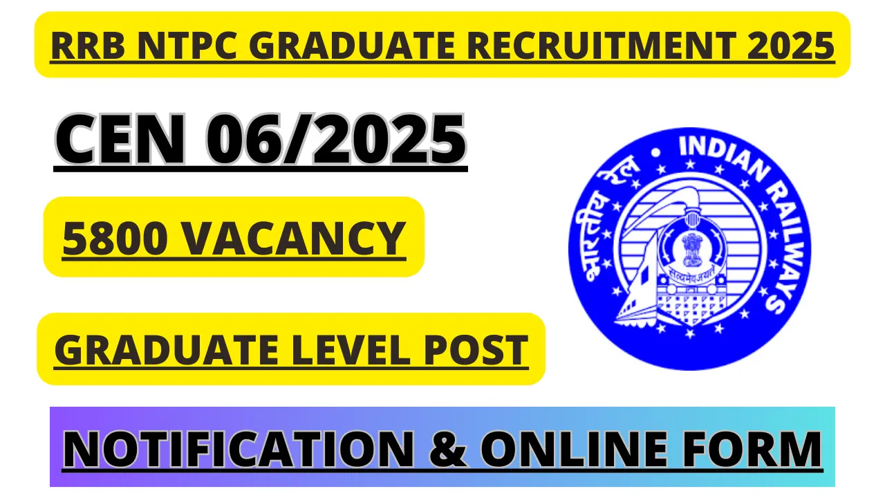 RRB NTPC Graduate CEN 06/2025