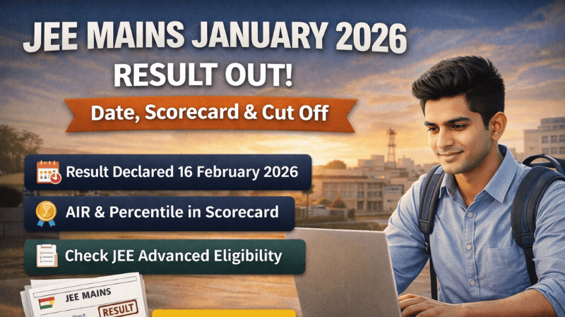 JEE Mains January 2026 Result