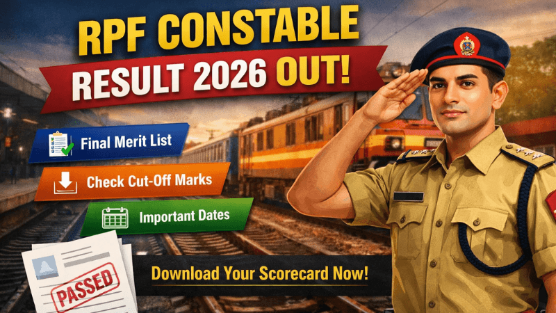 RPF Constable Result 2026 Out